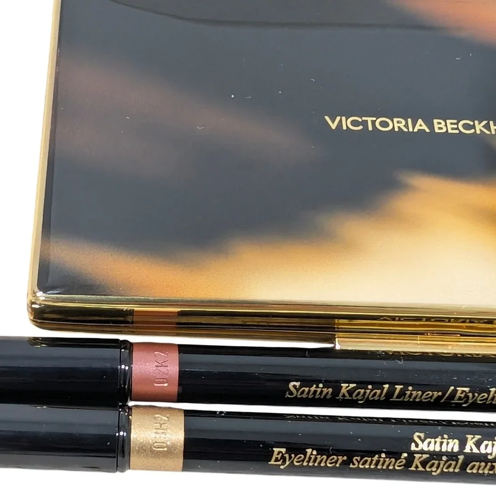 Victoria Beckham Bronzing Brick 05 Terracotta Satin Kajal Liner Copper Gold Lame